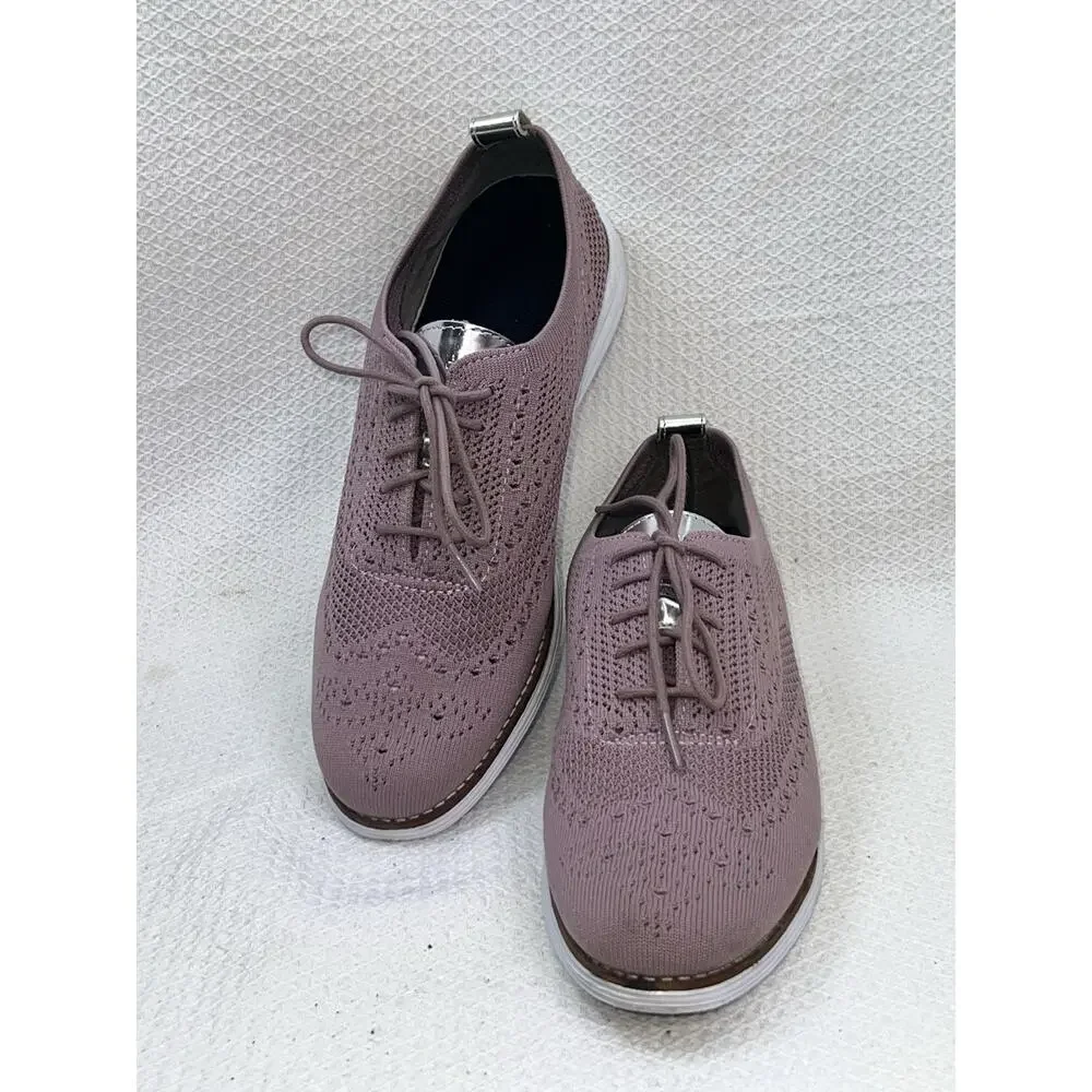 Cole Haan OriginalGrand Stitchlite Oxford Women 10 B Mauve Pink W19890